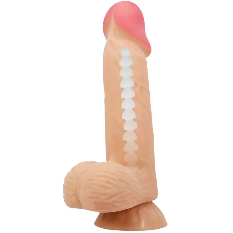PRETTY LOVE - SLIDING SKIN SERIES DILDO REALÍSTICO CON VENTOSA PIEL DESLIZANTE 20.6 CM PRETTY LOVE HIGH GRADE