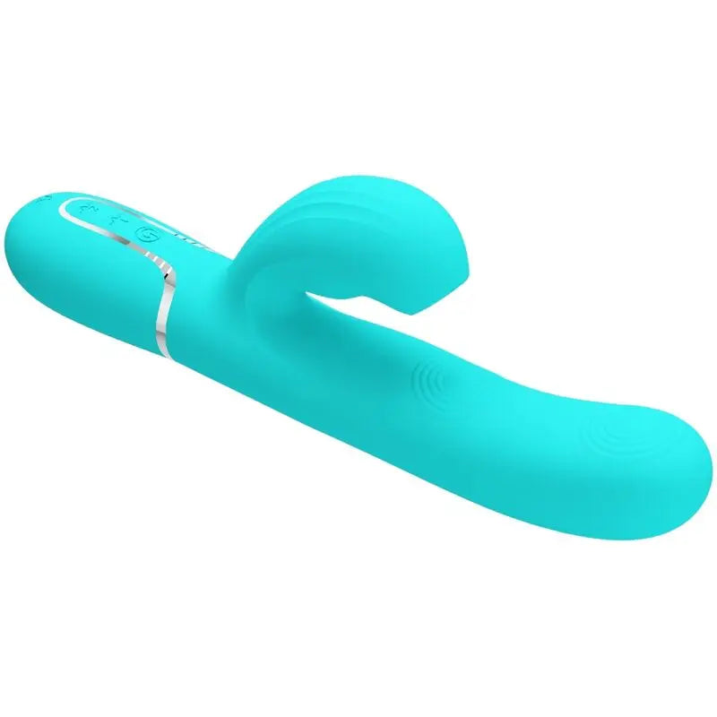 PRETTY LOVE - PERLITA VIBRADOR PUNTO G 3 EN 1 MULTIFUNCIÓN VERDE AGUA PRETTY LOVE FLIRTATION