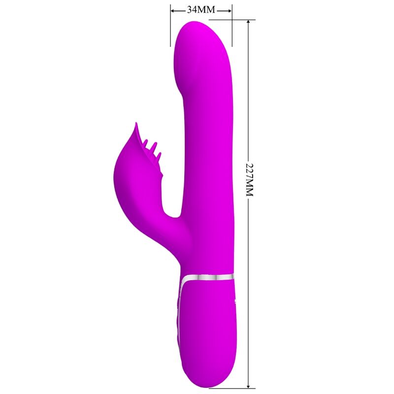 PRETTY LOVE - VIBRADOR RABBIT PERLAS VIOLETA PRETTY LOVE FLIRTATION