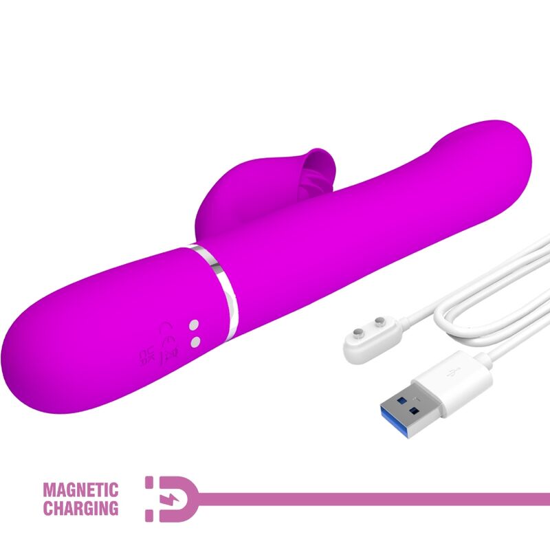 PRETTY LOVE - VIBRADOR RABBIT PERLAS VIOLETA PRETTY LOVE FLIRTATION