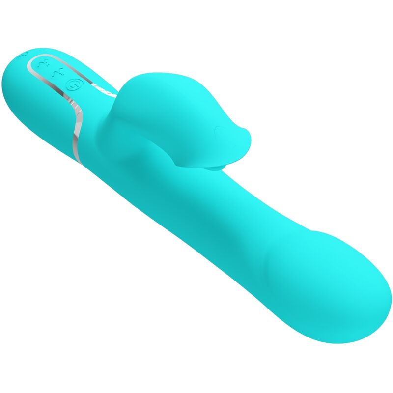 PRETTY LOVE - VIBRADOR RABBIT PERLAS VERDE AGUA PRETTY LOVE FLIRTATION
