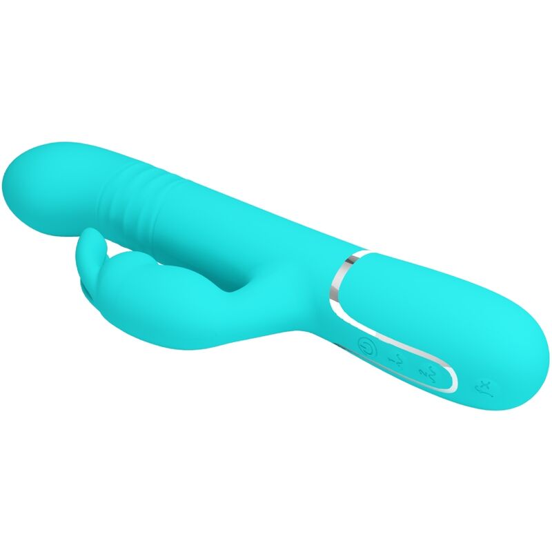 PRETTY LOVE - VIBRADOR COALE RABBIT PERLAS VERDE AGUA PRETTY LOVE FLIRTATION