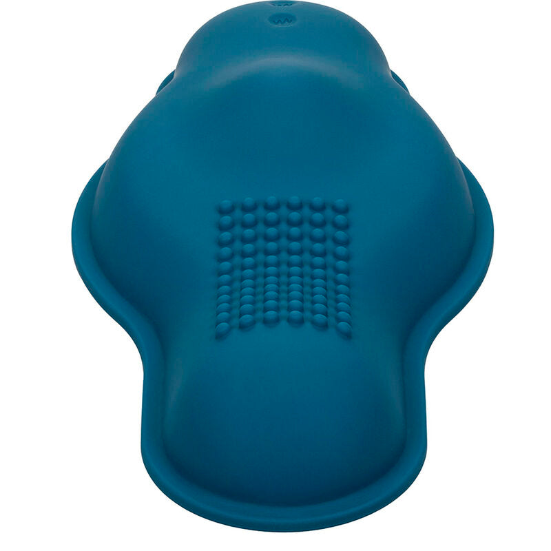 CALEXOTICS - RIDER MASAJEADOR DOBLE MOTOR CONTROL REMOTO AZUL CALEXOTICS