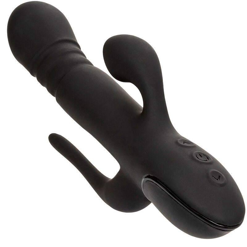 CALEXOTICS - VIBRADOR TRIPLE EUPHORIA NEGRO CALEXOTICS