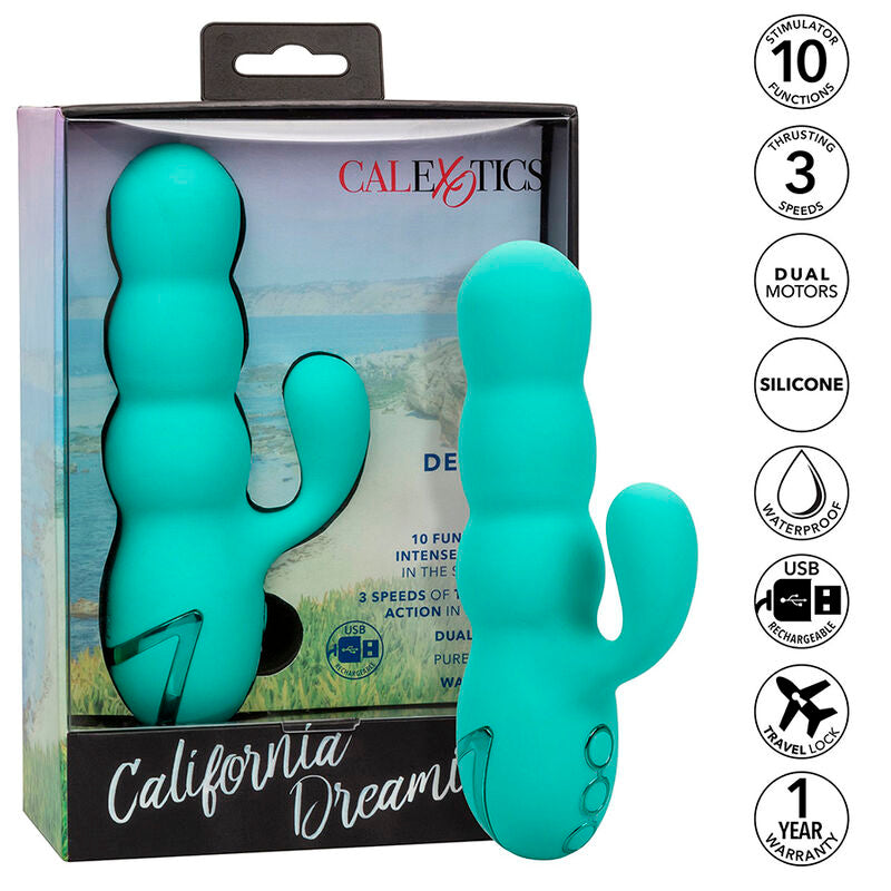 CALEXOTICS - DEL MAR DIVA VIBRADOR RABBIT VERDE AGUA BY CALIFORNIA DREAMING CALEXOTICS