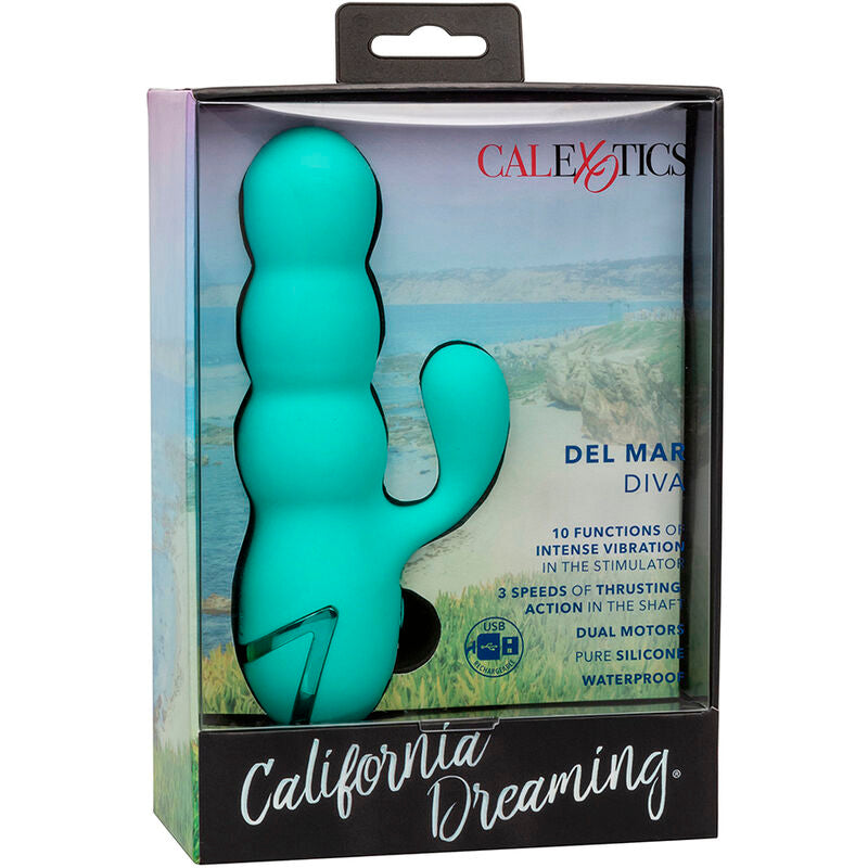 CALEXOTICS - DEL MAR DIVA VIBRADOR RABBIT VERDE AGUA BY CALIFORNIA DREAMING CALEXOTICS