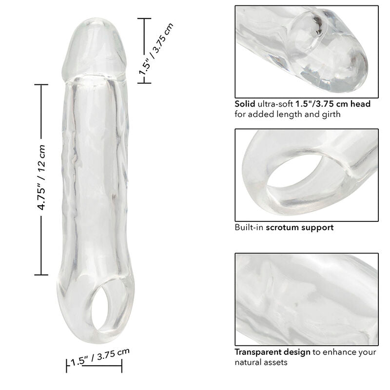 CALEXOTICS - PERFORMANCE MAXX EXTENSIÓN CLARA 6,5 TRANSPARENTE CALEXOTICS