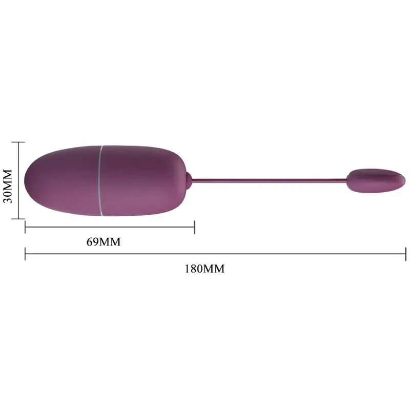 PRETTY LOVE - NYMPH HUEVO VIBRADOR CONTROLADO POR APP LILA PRETTY LOVE BOTTOM