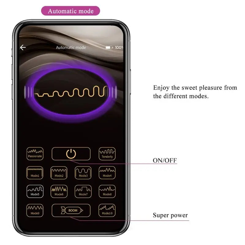 PRETTY LOVE - BAIRD G-SPOT 12 VIBRACIONES RECARGABLE LILA APP PRETTY LOVE FLIRTATION