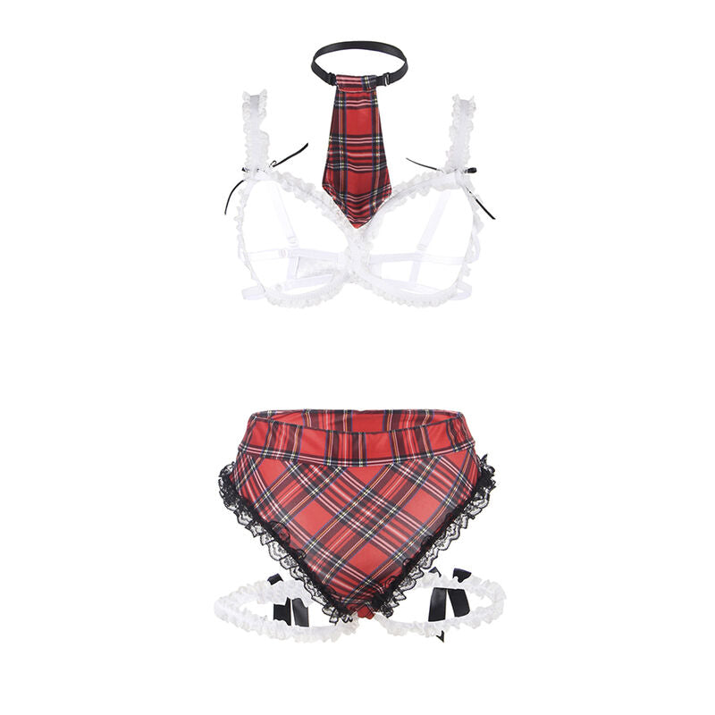 SUBBLIME - DISFRAZ DE COLEGIALA SEXY CON SUJETADOR S/M SUBBLIME COSTUMES