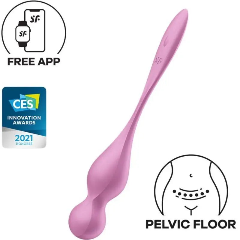 SATISFYER - LOVE BIRDS BOLAS KEGEL VIBRADORAS ROSA SATISFYER BALLS