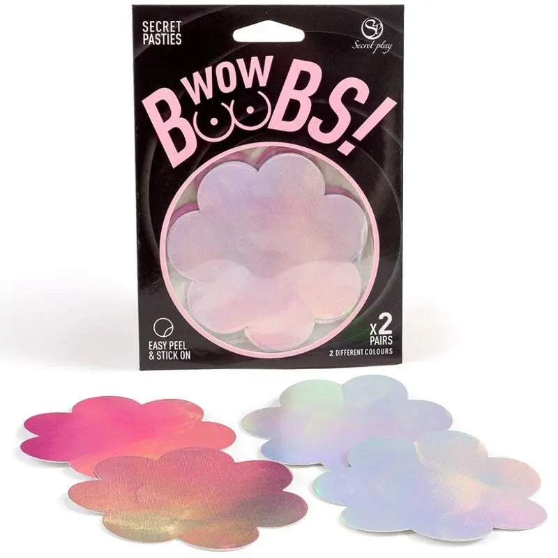 SECRET PLAY - WOW BOOBS! CUBRE PEZONES FLOR SECRETPLAY 100% FETISH