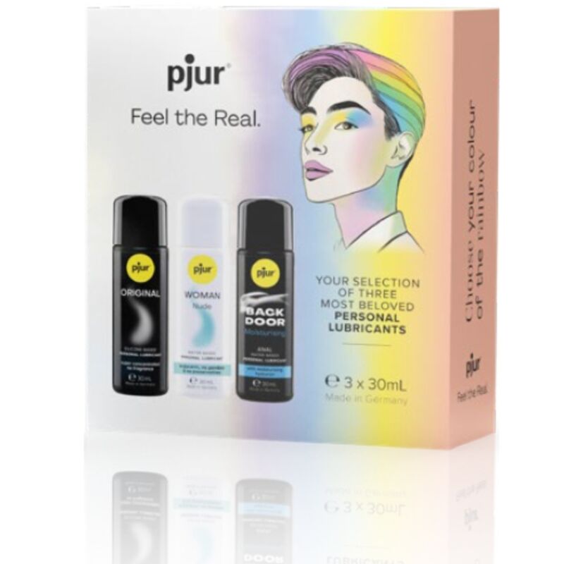 PJUR - PRIDE SET PREMIUM LUBRICANTES 3 X 30 ML PJUR