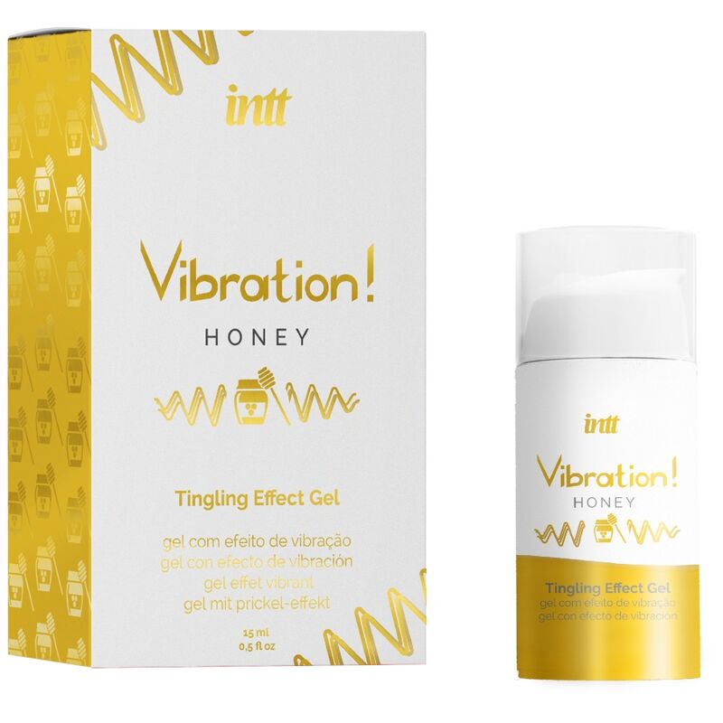 INTT - POTENTE ESTIMULANTE ÍNTIMO GEL VIBRADOR LIQUIDO MIEL 15 ML INTT UNISEX AROUSAL GEL