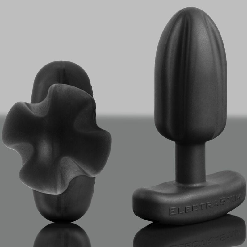 ELECTRASTIM - TARTARUS PLUG ANAL SILICONA QUADRIPOLAR NEGRO ELECTRASTIM