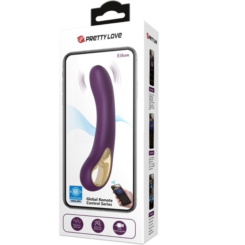 PRETTY LOVE - ETHAN VIBRADOR RECARGABLE LILA PRETTY LOVE SMART