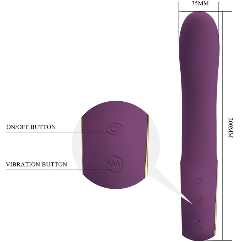 PRETTY LOVE - ETHAN VIBRADOR RECARGABLE LILA PRETTY LOVE SMART