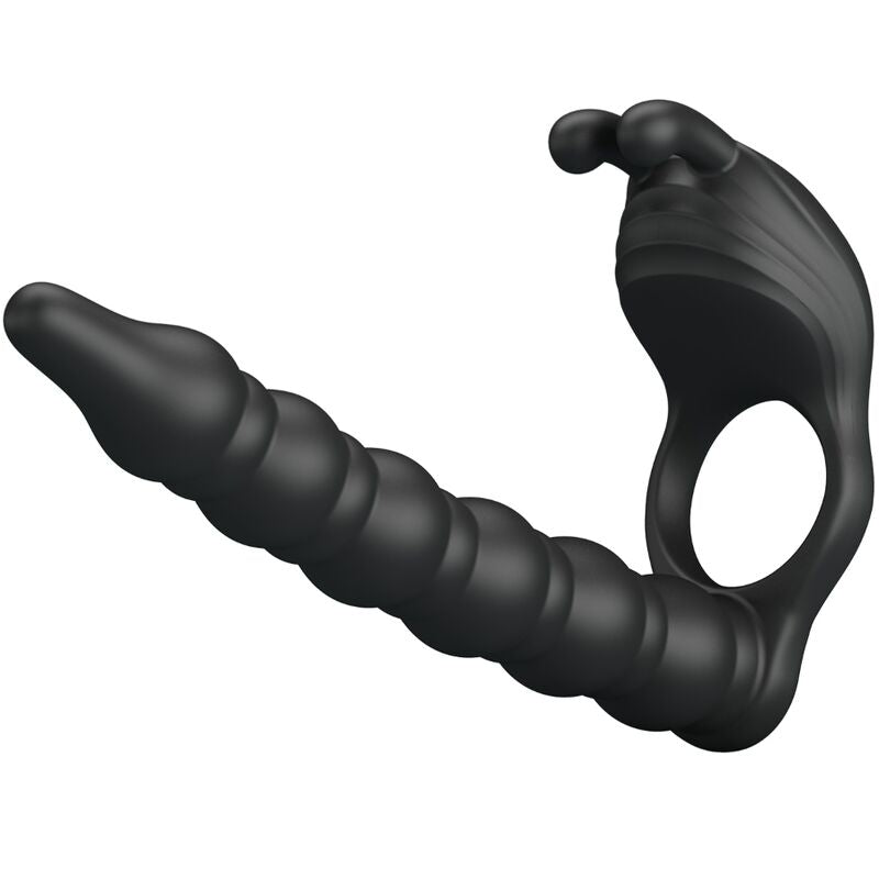 PRETTY LOVE - BLACKNEY ANILLO PENE CON PLUG VIBRADOR NEGRO PRETTY LOVE