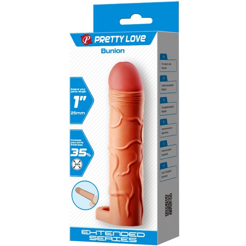 PRETTY LOVE - BUNION FUNDA DE PENE EXTENSORA NATURAL PRETTY LOVE MALE