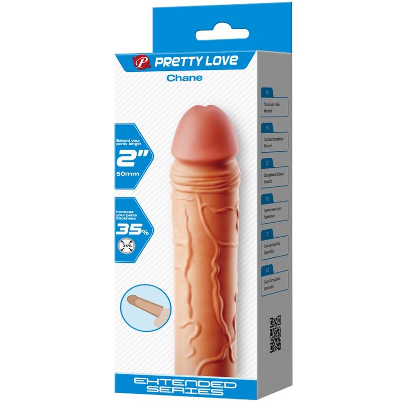 PRETTY LOVE - CHANE FUNDA DE PENE EXTENSORA NATURAL PRETTY LOVE MALE