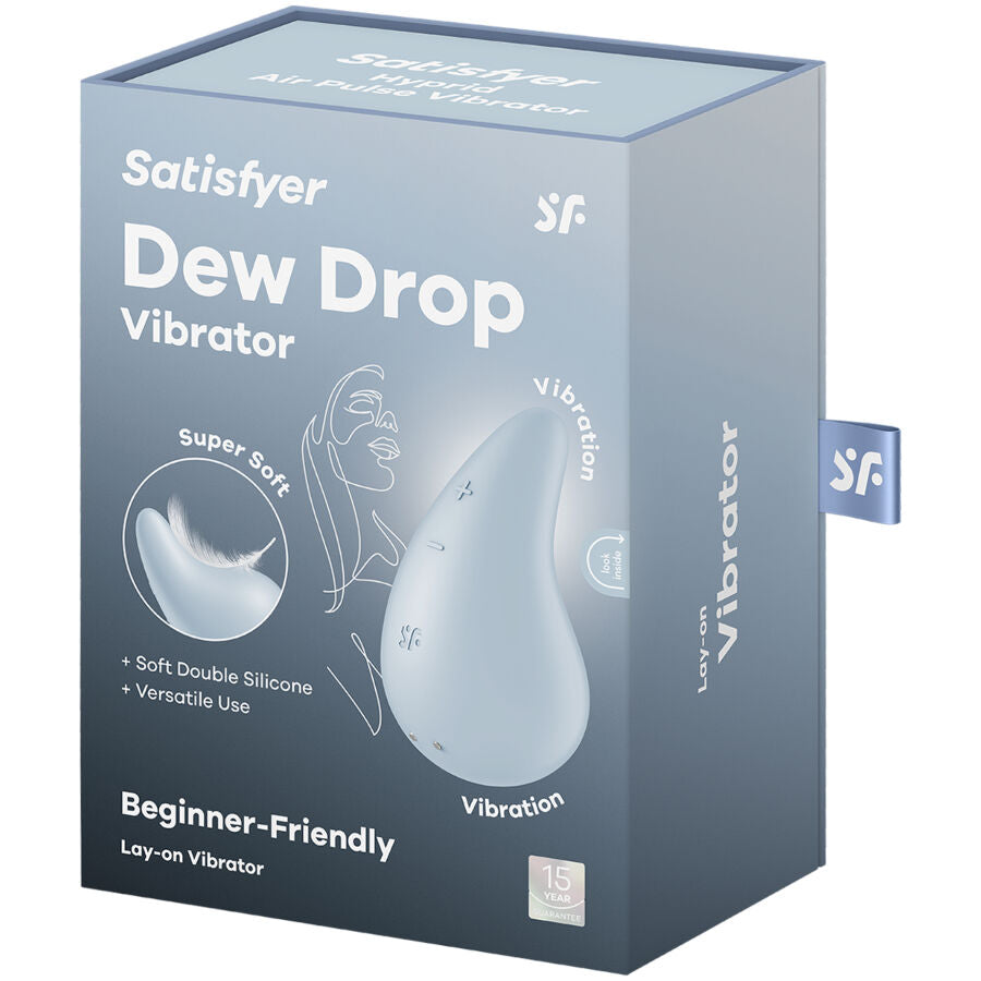 SATISFYER - DEW DROP VIBRADOR LAY-ON BLANCO SATISFYER LAYONS