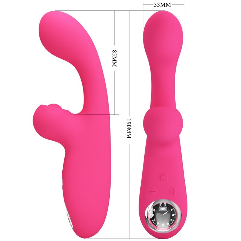 PRETTY LOVE - SKYLAR VIBRADOR ESTIMULADOR ROSA PRETTY LOVE FLIRTATION