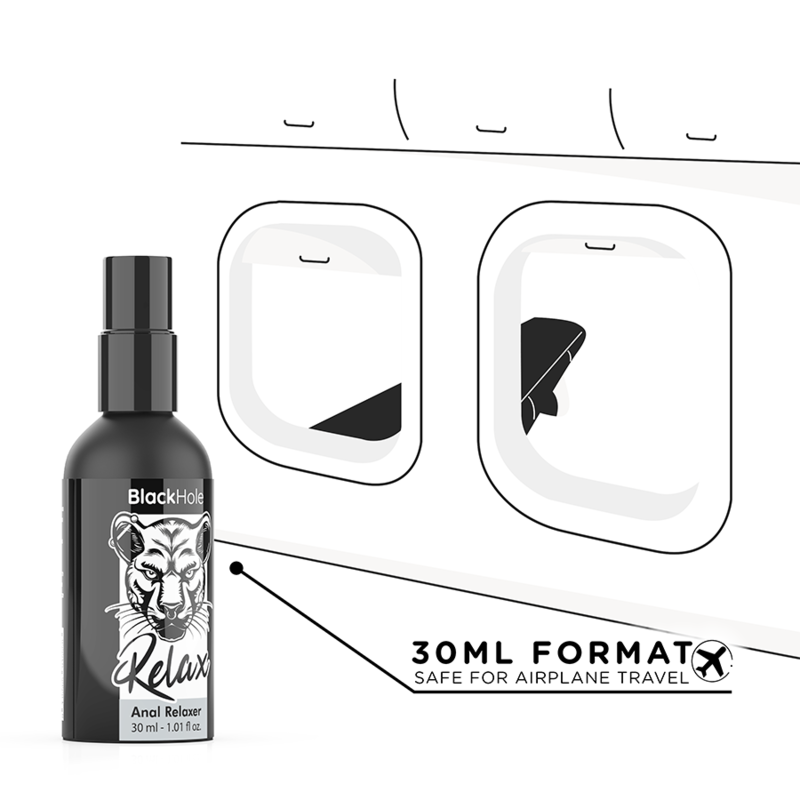 BLACK HOLE - SPRAY EXPLORER RELAJANTE ANAL 30 ML BLACK HOLE