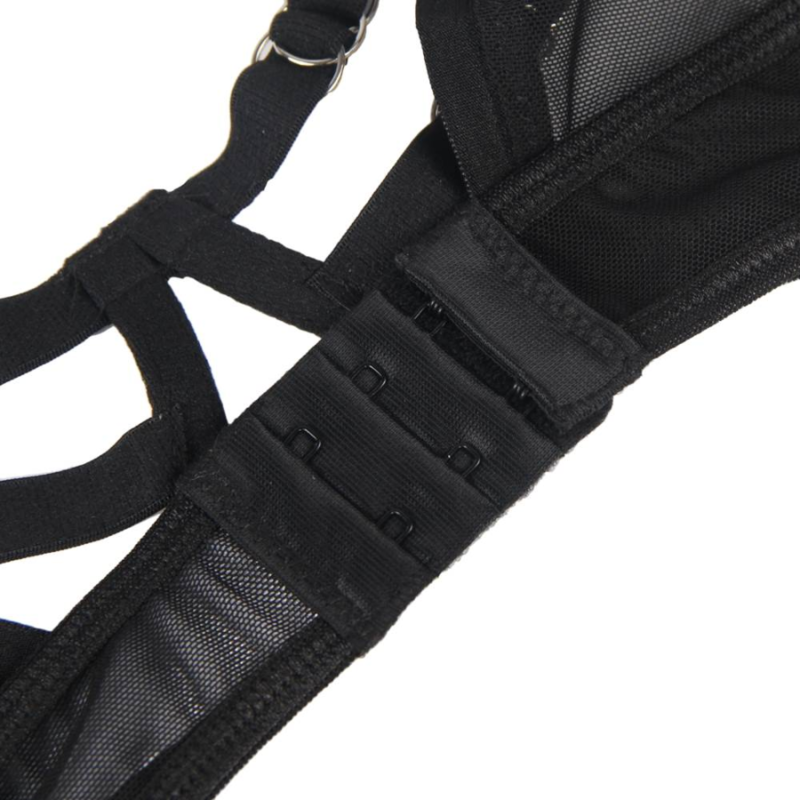 SUBBLIME - SET DOS PIEZAS SUJETADOR TRANSPARENCIAS Y TIRAS S/M SUBBLIME SETS