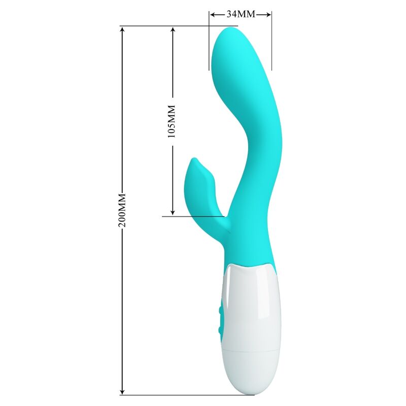PRETTY LOVE - BRIGHTY VIBRADOR PUNTO G VERDE AGUA PRETTY LOVE FLIRTATION