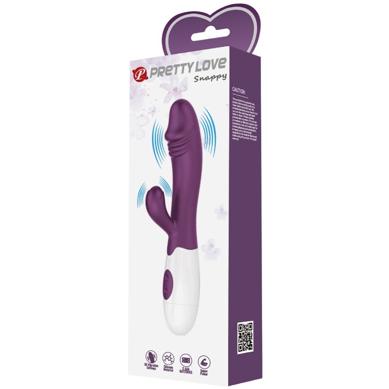 PRETTY LOVE - SNAPPY VIBRADOR PUNTO G MORADO PRETTY LOVE FLIRTATION