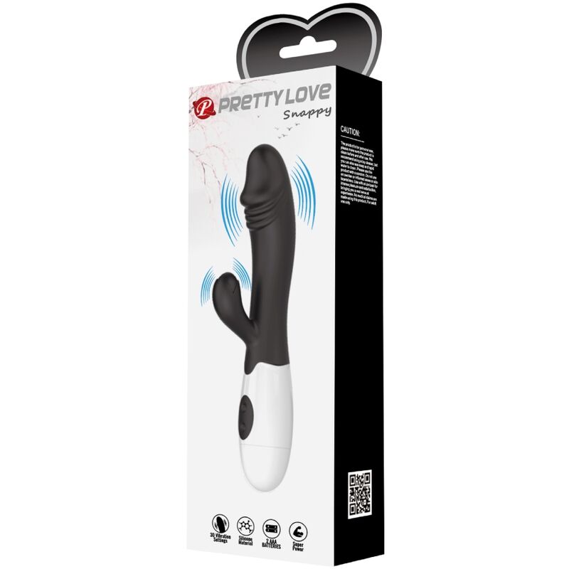 PRETTY LOVE - SNAPPY VIBRADOR PUNTO G NEGRO PRETTY LOVE FLIRTATION