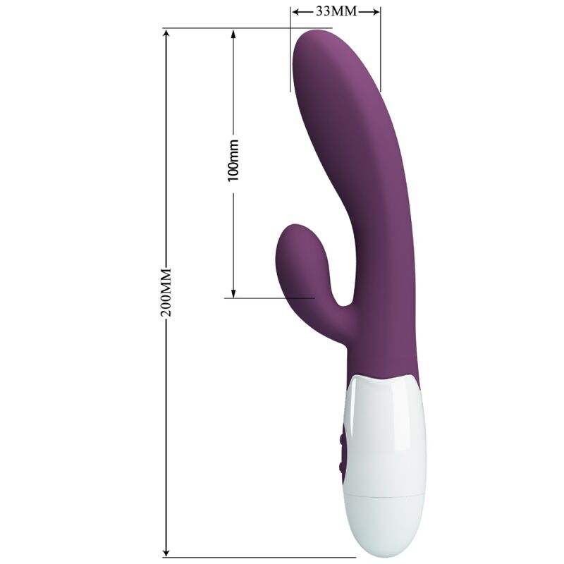 PRETTY LOVE - ALVIS VIBRADOR RABBIT & PUNTO G MORADO PRETTY LOVE FLIRTATION