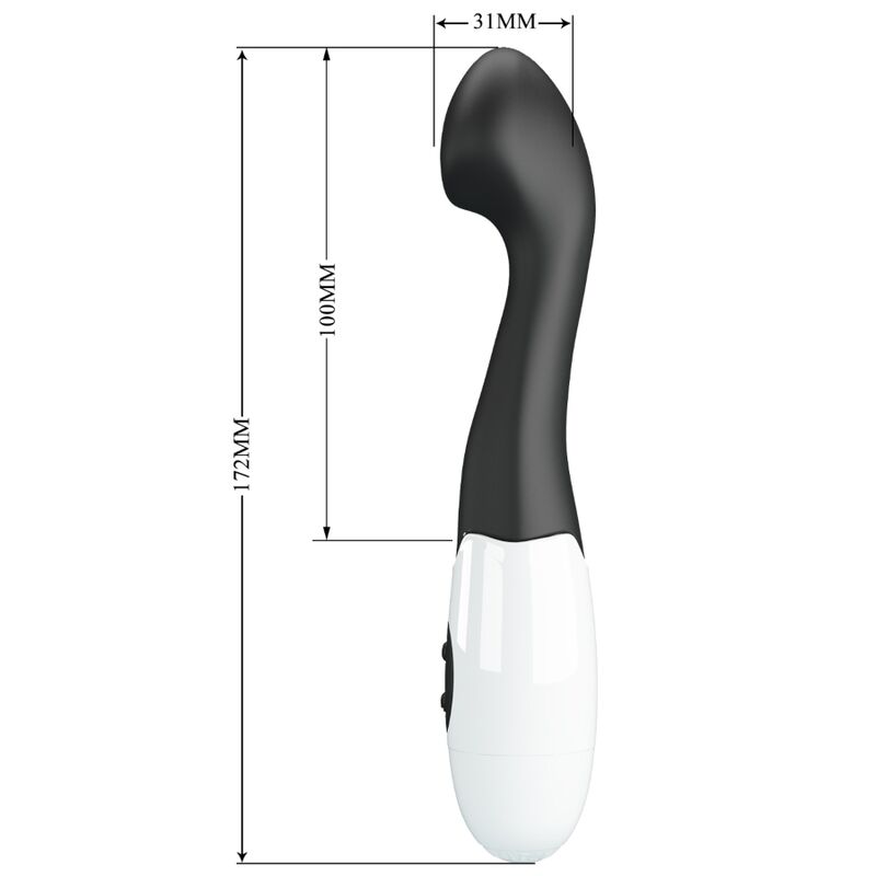 PRETTY LOVE - CHARLES VIBRADOR PUNTO G 30 MODOS NEGRO PRETTY LOVE FLIRTATION