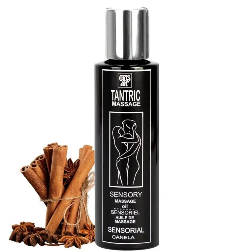 EROS-ART - ACEITE MASAJE TANTRICO NATURAL Y AFRODISÍACO CANELA 100 ML EROS-ART