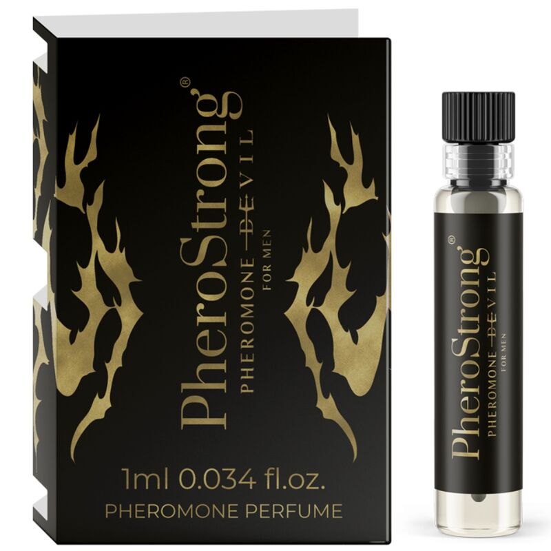 PHEROSTRONG - PERFUME CON FEROMONAS DEVIL PARA HOMBRE 1 ML PHEROSTRONG