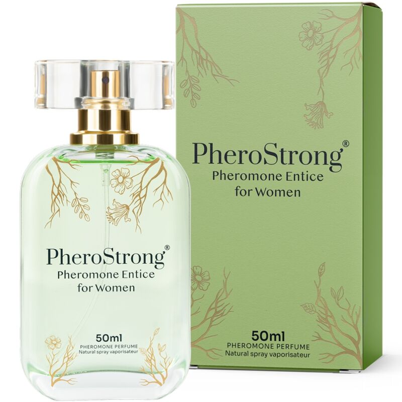 PHEROSTRONG - PERFUME CON FEROMONAS ENTICE PARA MUJER 50 ML PHEROSTRONG