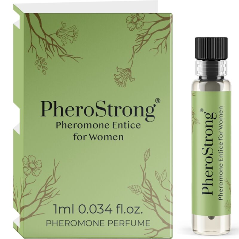 PHEROSTRONG - PERFUME CON FEROMONAS ENTICE PARA MUJER 1 ML PHEROSTRONG