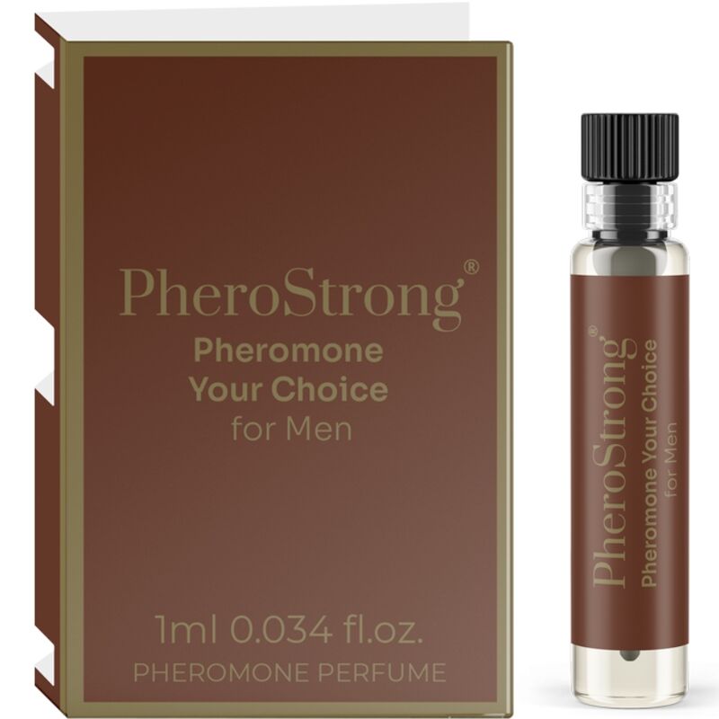 PHEROSTRONG - PERFUME CON FEROMONAS YOUR CHOICE PARA HOMBRE 1 ML PHEROSTRONG