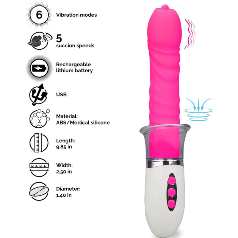 ARMONY - LIBERTY VIBRADOR & THRUSTING CON LENGUA ARMONY VIBRATORS