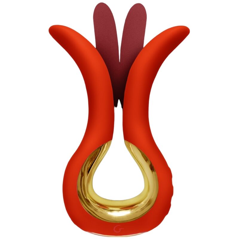 G-VIBE - GVIBE MAXI VIBRADOR CON DOS PUNTAS FLEXIBLES CORAL G-VIBE