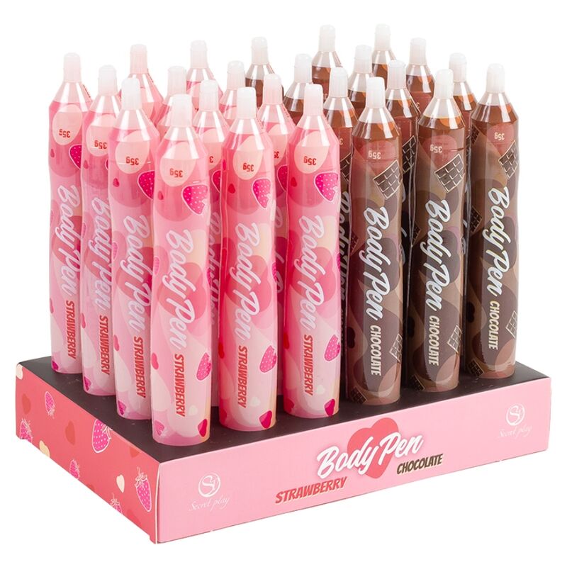 SECRET PLAY - EXPOSITOR BODY PEN 24 UNIDADES SECRETPLAY COSMETIC