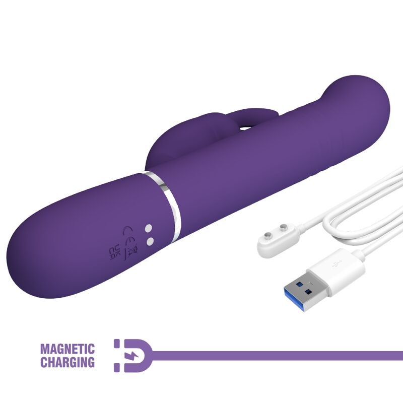 PRETTY LOVE - COALE VIBRADOR RABBIT 4 EN 1 MORADO PRETTY LOVE FLIRTATION