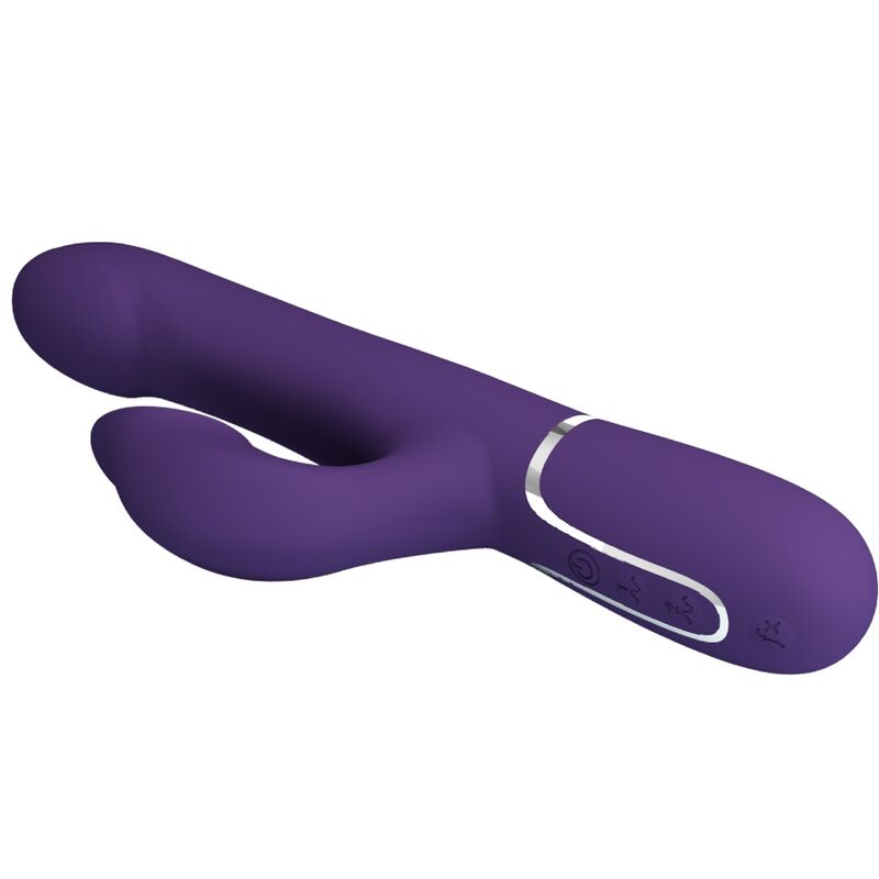 PRETTY LOVE - ZALIN VIBRADOR RABBIT PERLAS 4 EN 1 MORADO PRETTY LOVE FLIRTATION