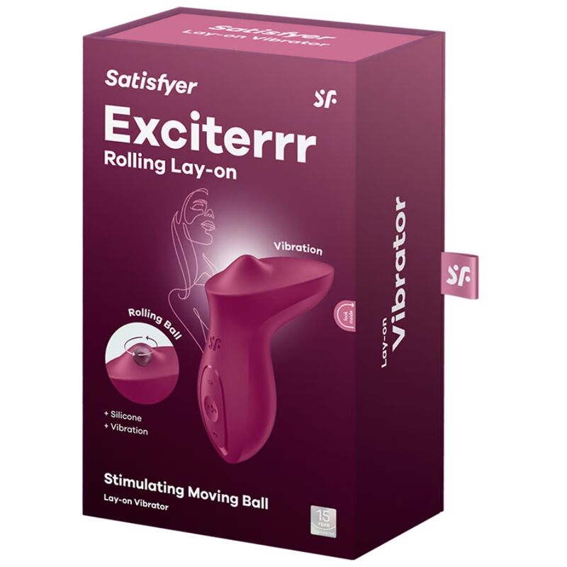 SATISFYER - EXCITERRR VIBRADOR LAY-ON CLÍTORIS FUCSIA SATISFYER VIBRATOR