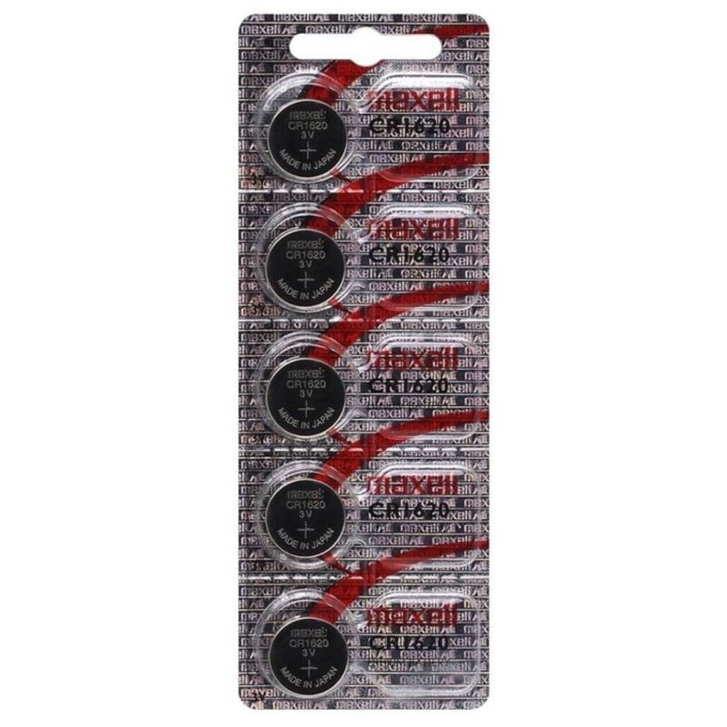 MAXELL - PILA BOTON LITIO CR1620 3V BLISTER*5 MAXELL