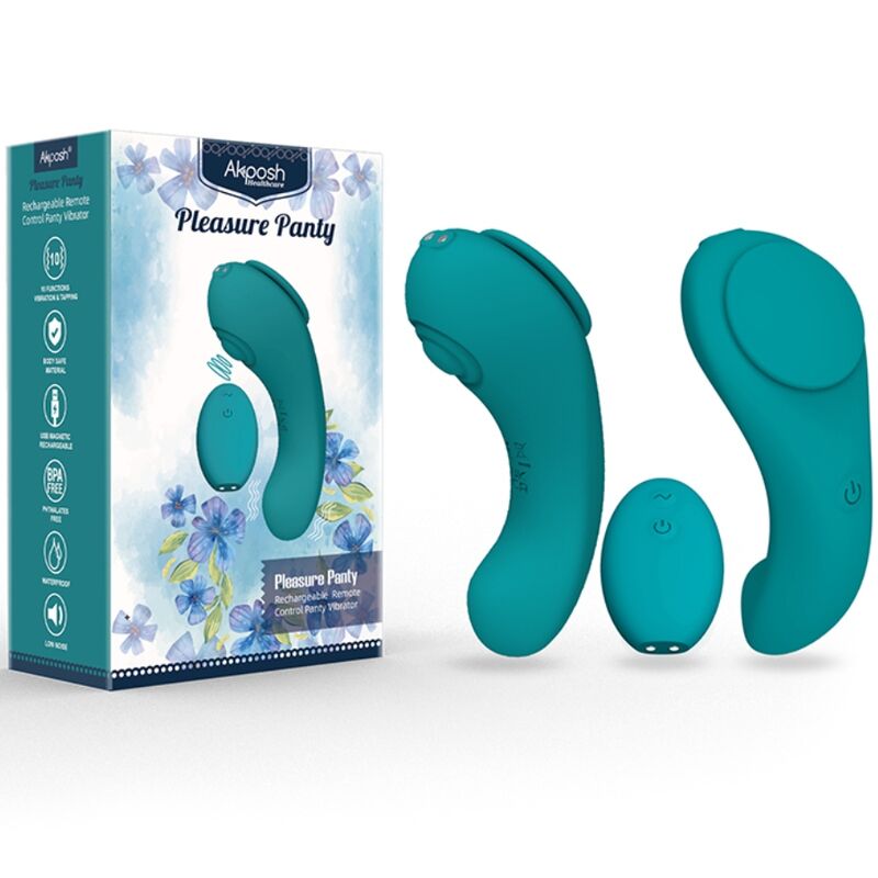 ARMONY - PLEASURE PANTY VIBRADOR CONTROL REMOTO 3 VELOCIDADES VERDE ARMONY WEARABLES