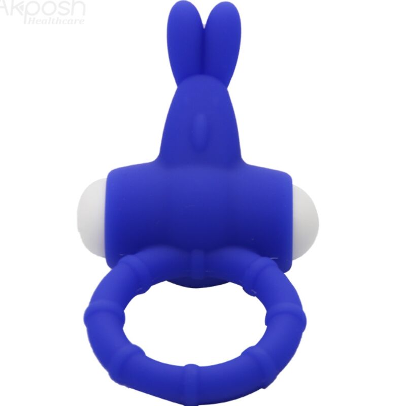 ARMONY - MS BUNNY ANILLO VIBRADOR SILICONA AZUL ARMONY FOR HIM