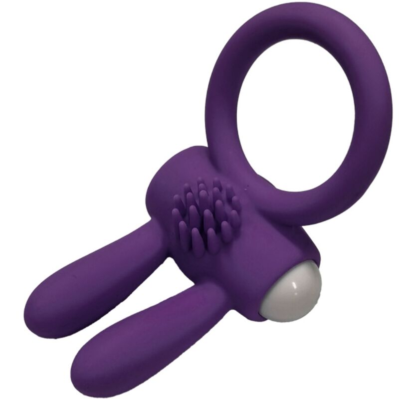 ARMONY - MR BUNNY ANILLO VIBRADOR SILICONA PURPLE ARMONY FOR HIM