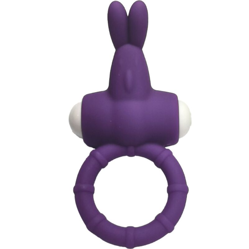 ARMONY - MS BUNNY ANILLO VIBRADOR SILICONA MORADO ARMONY FOR HIM