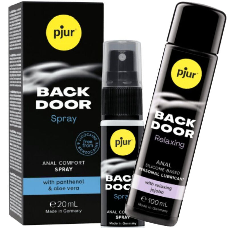PJUR - BACK DOOR SET DE LUBRICANTE ANAL Y SPRAY PJUR